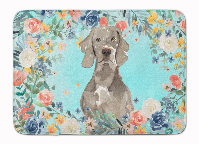 Weimaraner Machine Washable Memory Foam Mat CK3406RUG