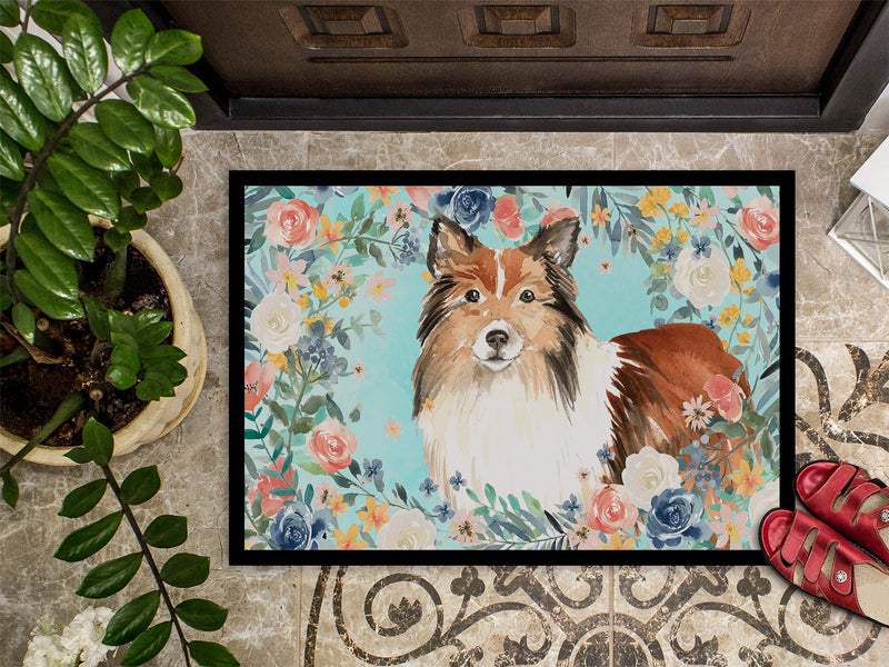 Sheltie Doormat - 24x36 Decorative Floor Mat – Indoor/Outdoor Rug with Artistic Flair CK3411JMAT