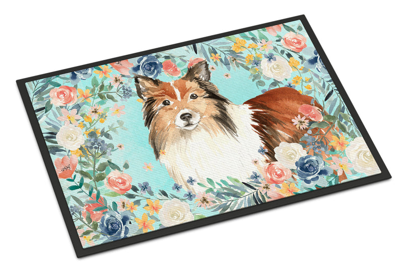 Sheltie Doormat - 24x36 Decorative Floor Mat – Indoor/Outdoor Rug with Artistic Flair CK3411JMAT