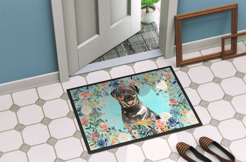 Rottweiler Doormat - 24x36 Decorative Floor Mat – Indoor/Outdoor Rug with Artistic Flair CK3415JMAT