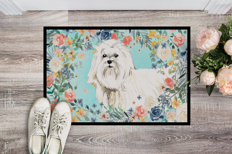 Maltese Doormat - 24x36 Decorative Floor Mat – Indoor/Outdoor Rug with Artistic Flair CK3418JMAT