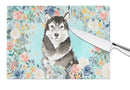 Alaskan Malamute Glass Cutting Boards – Durable, Decorative Kitchen Art Large CK3419LCB