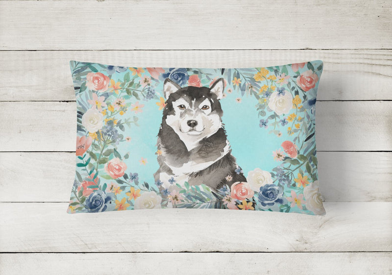 Alaskan Malamute Canvas Fabric Decorative Pillow CK3419PW1216