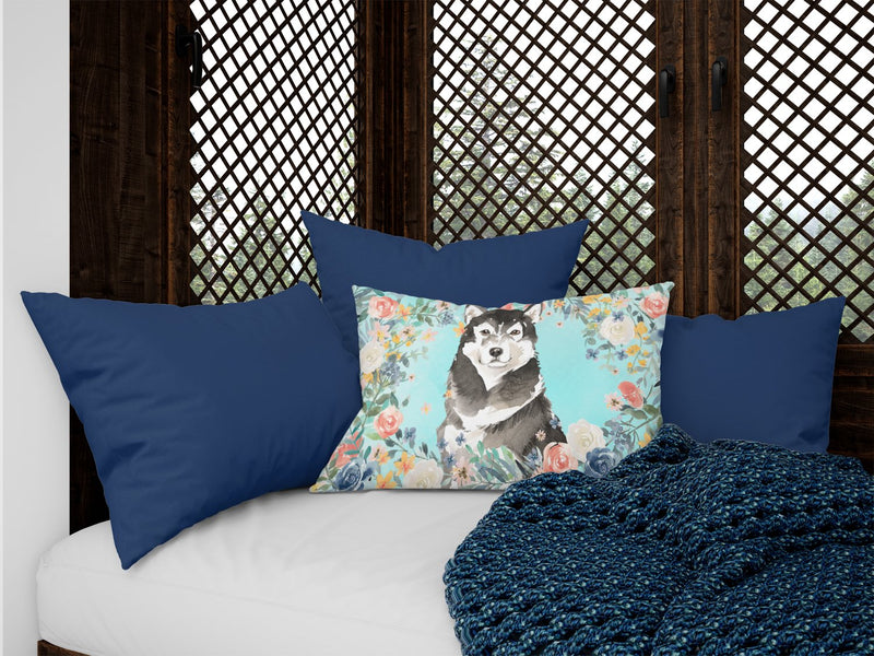 Alaskan Malamute Canvas Fabric Decorative Pillow CK3419PW1216