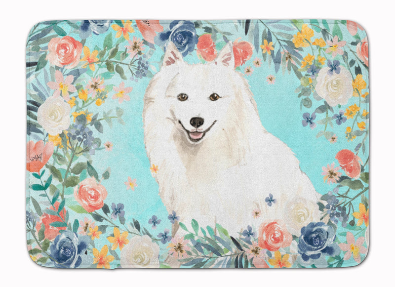 Japanese Spitz Machine Washable Memory Foam Mat CK3422RUG