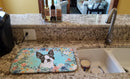 Boston Terrier Dish Drying Mat – Absorbent, Artistic Kitchen Essentials CK3433DDM