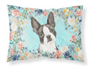 Boston Terrier  Standard Pillowcase – Artistic Decorative Front, White Back CK3433PILLOWCASE