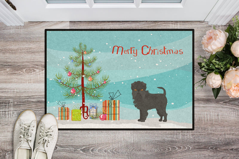 Affenpinscher Christmas Tree Indoor or Outdoor Mat 24x36 CK3440JMAT