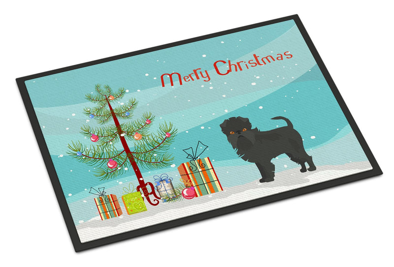 Affenpinscher Christmas Tree Indoor or Outdoor Mat 24x36 CK3440JMAT