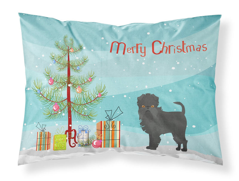 Affenpinscher Christmas Tree Fabric Standard Pillowcase CK3440PILLOWCASE