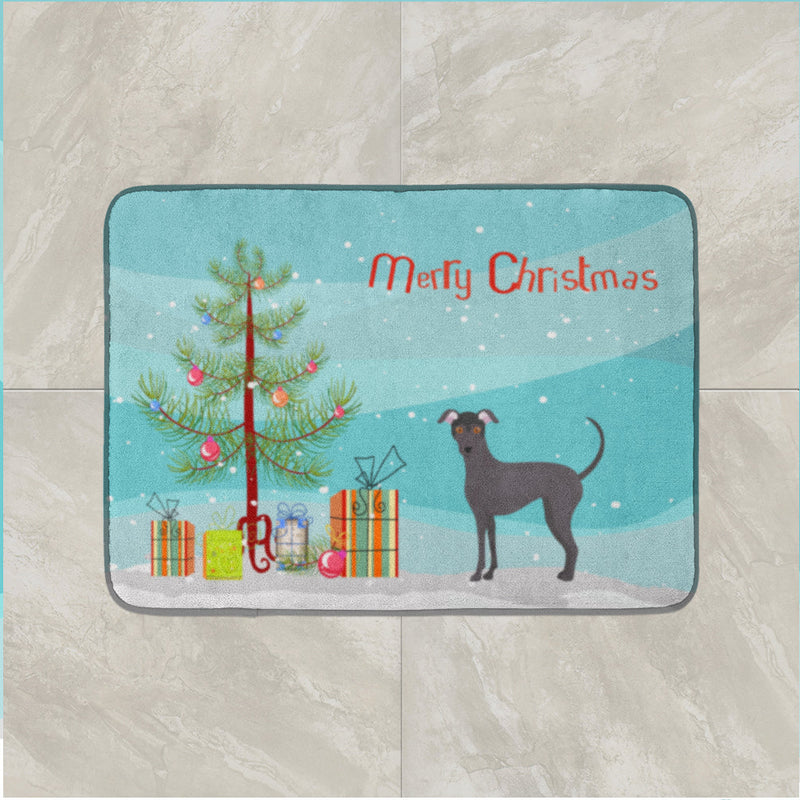 Argentine Pila Dog Christmas Tree Machine Washable Memory Foam Mat CK3442RUG