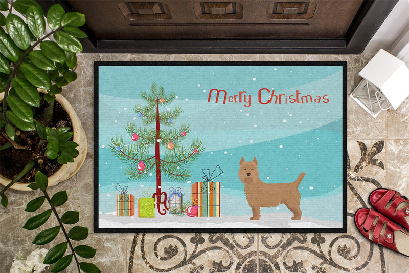 Airedale Terrier Christmas Tree Indoor or Outdoor Mat 24x36 CK3444JMAT