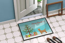 Airedale Terrier Christmas Tree Doormat - 24x36 Decorative Floor Mat – Indoor/Outdoor Rug with Artistic Flair CK3444JMAT
