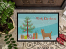 Airedale Terrier Christmas Tree Doormat - 18x27 Decorative Floor Mat – Indoor/Outdoor Rug with Artistic Flair CK3444MAT