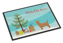 Airedale Terrier Christmas Tree Doormat - 18x27 Decorative Floor Mat – Indoor/Outdoor Rug with Artistic Flair CK3444MAT