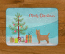 Airedale Terrier Christmas Tree Machine Washable Memory Foam Mat CK3444RUG