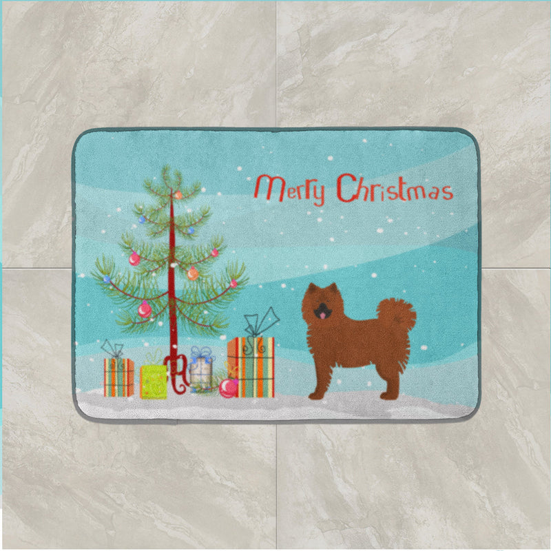 Eurasier or Eurasian dog Christmas Tree Machine Washable Memory Foam Mat CK3454RUG