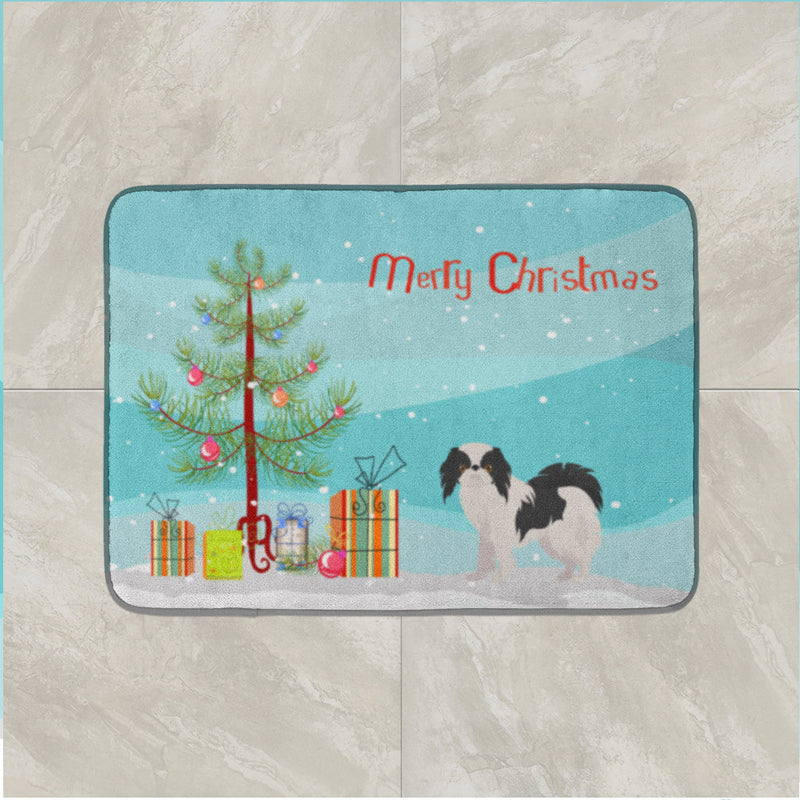 Japanese Chin Christmas Tree Machine Washable Memory Foam Mat CK3462RUG