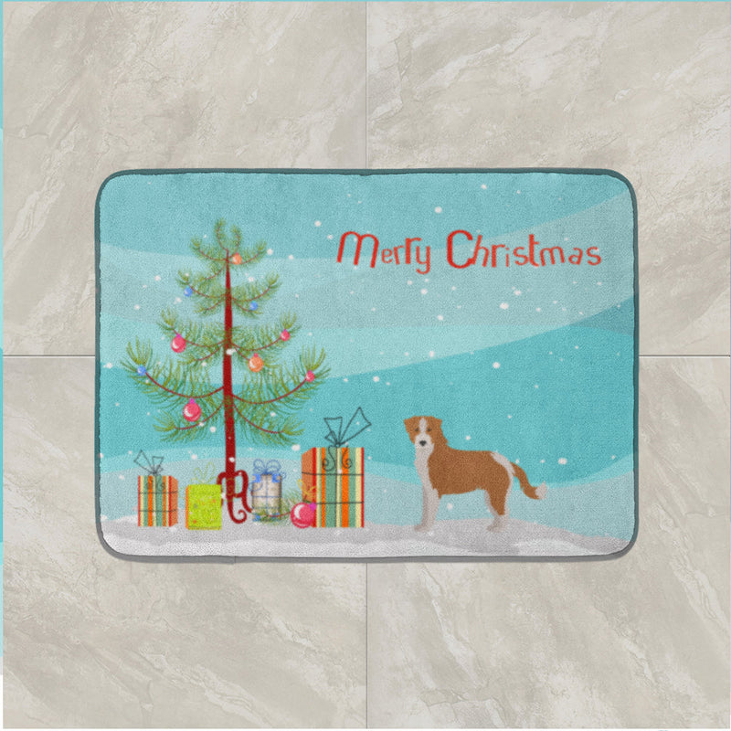 Kromfohrländer Christmas Tree Machine Washable Memory Foam Mat CK3466RUG