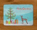 Mexican Hairless Dog Christmas Tree Machine Washable Memory Foam Mat CK3473RUG