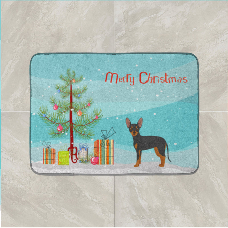 Prague Ratter Christmas Tree Machine Washable Memory Foam Mat CK3480RUG