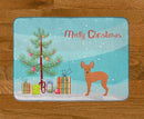 Russkiy Toy or Russian Toy Terrier Christmas Tree Machine Washable Memory Foam Mat CK3484RUG