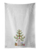 Bolognese Christmas Tree White Kitchen Towel Set of 2