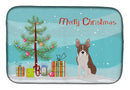 Boston Terrier Christmas Tree Dish Drying Mat – Absorbent, Artistic Kitchen Essentials CK3493DDM