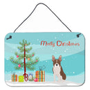 Boston Terrier Christmas Tree Wall or Door Hanging Prints CK3493DS812