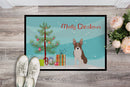 Boston Terrier Christmas Tree Doormat - 24x36 Decorative Floor Mat – Indoor/Outdoor Rug with Artistic Flair CK3493JMAT