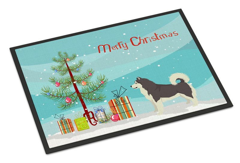 Alaskan Malamute Christmas Tree Doormat - 18x27 Decorative Floor Mat – Indoor/Outdoor Rug with Artistic Flair CK3513MAT