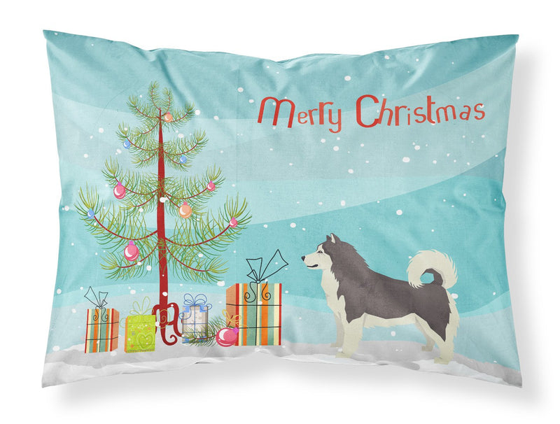 Alaskan Malamute Christmas Tree Fabric Standard Pillowcase CK3513PILLOWCASE