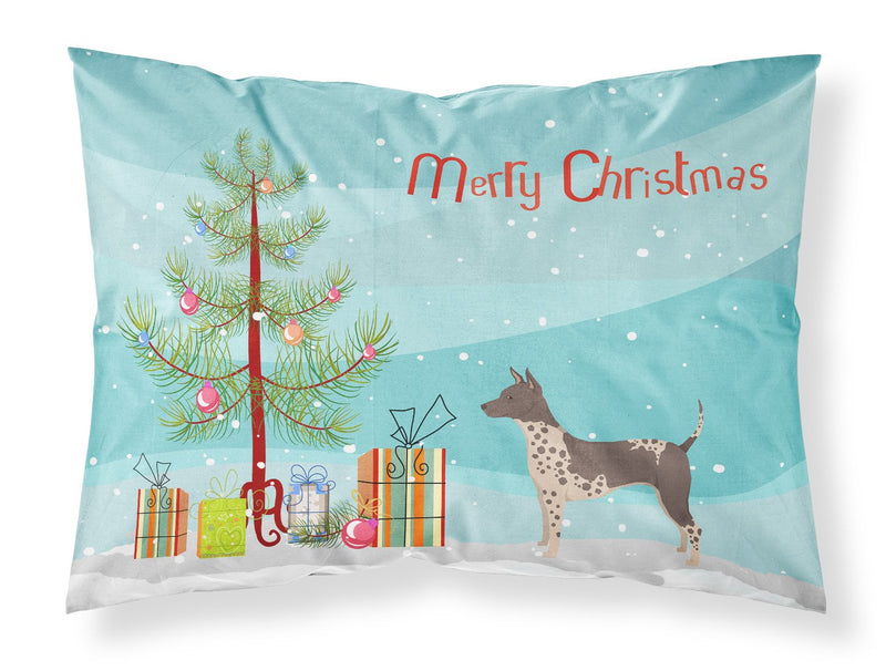 American Hairless Terrier Christmas Tree  Standard Pillowcase – Artistic Decorative Front, White Back CK3514PILLOWCASE