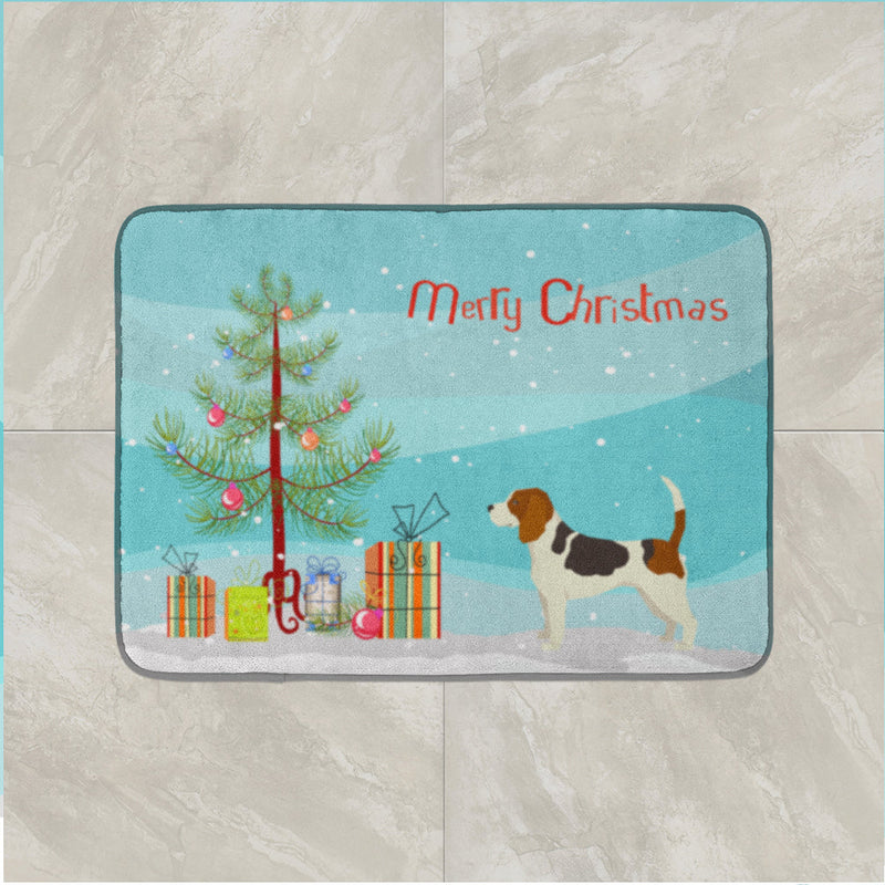 Beagle Christmas Tree Machine Washable Memory Foam Mat CK3519RUG