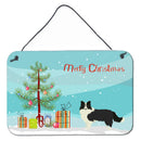 Border Collie Christmas Tree Wall or Door Hanging Prints CK3522DS812