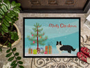 Border Collie Christmas Tree Doormat - 24x36 Decorative Floor Mat – Indoor/Outdoor Rug with Artistic Flair CK3522JMAT