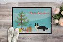 Border Collie Christmas Tree Doormat - 18x27 Decorative Floor Mat – Indoor/Outdoor Rug with Artistic Flair CK3522MAT