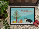 Border Collie Christmas Tree Doormat - 18x27 Decorative Floor Mat – Indoor/Outdoor Rug with Artistic Flair CK3522MAT