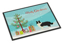 Border Collie Christmas Tree Doormat - 18x27 Decorative Floor Mat – Indoor/Outdoor Rug with Artistic Flair CK3522MAT