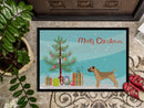 Border Terrier Christmas Tree Doormat - 24x36 Decorative Floor Mat – Indoor/Outdoor Rug with Artistic Flair CK3523JMAT