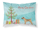 Border Terrier Christmas Tree  Standard Pillowcase – Artistic Decorative Front, White Back CK3523PILLOWCASE