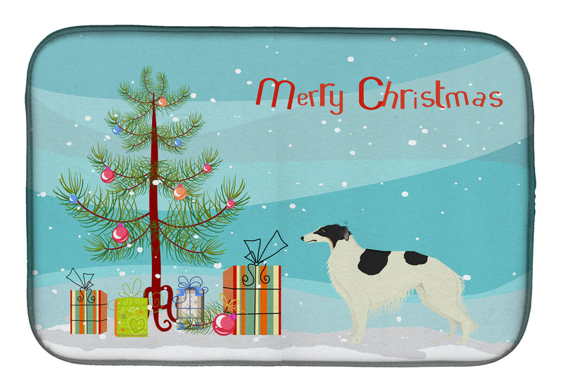 Borzoi Christmas Tree Dish Drying Mat CK3524DDM