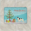 Borzoi Christmas Tree Machine Washable Memory Foam Mat CK3524RUG