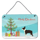 Boston Terrier Christmas Tree Wall or Door Hanging Prints CK3525DS812