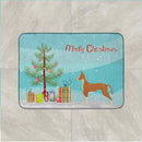 Ibizan Hound Christmas Tree Machine Washable Memory Foam Mat CK3545RUG