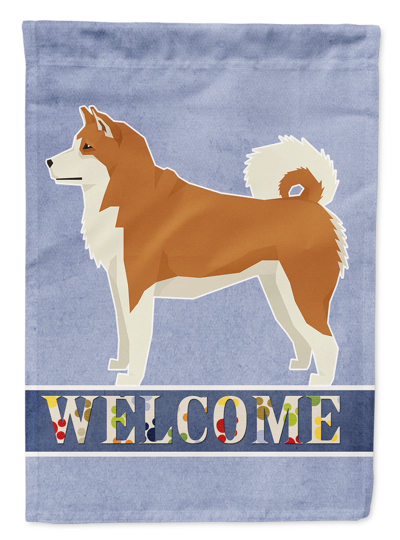 Akita Welcome Flag Garden Size CK3571GF