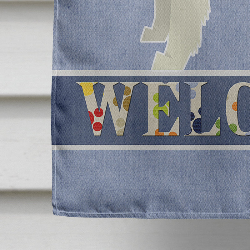Alaskan Malamute Welcome Flag Canvas House Size CK3572CHF