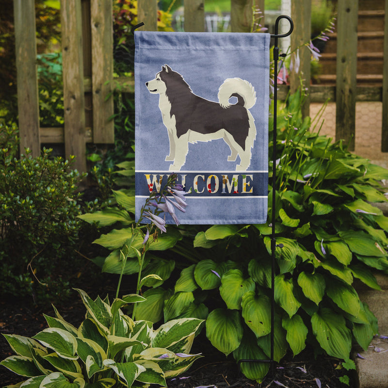 Alaskan Malamute Welcome Garden Flag - Outdoor Decorative Yard Flag CK3572GF