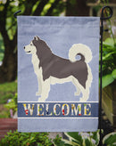 Alaskan Malamute Welcome Garden Flag - Outdoor Decorative Yard Flag CK3572GF
