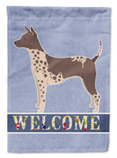 American Hairless Terrier Welcome Garden Flag - Outdoor Decorative Yard Flag CK3573GF